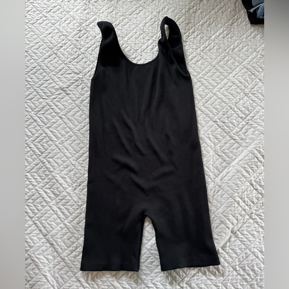 Seamless ribbed romper - Picture 5 of 5